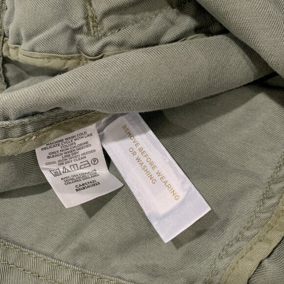 LOFT Army Green Military Style Jacket Women's Size XL - Picture 9 of 9